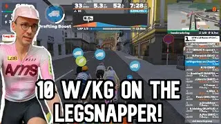 Surviving the Leg Snapper with PROS | Zwift Innsbruck Race!