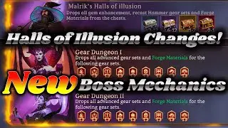 New Dungeon Boss Mechanics & Halls of Illusion Changes!