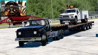 Dodge D800 Service Truck Transport | American Truck Simulator Ultra Realistic Drive