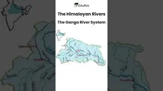 Important River Systems of India #ytshorts #upscgeography