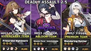 Ye Shunguang, Jane Doe & Yixuan Team | New Deadly Assault | 9 Stars Clear | ZZZ 2.5