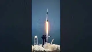 SpaceX launched astronauts to the ISS! Mission highlights tiktok nasjaq #shorts