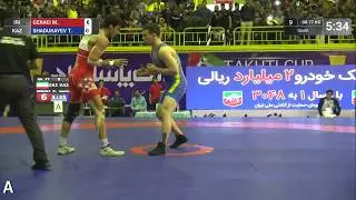 Qual. GR - 77 kg: M. GERAEI (IRI) v. T. SHADUKAYEV (KAZ)