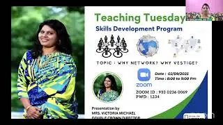 Mrs. Victoria Selvi DCD Vestige  //skills Development speech 2025