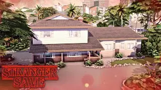 BYERS'S CALIFORNIA HOUSE ✨ Stranger Save Bonus Build | The Sims 4 Speed Build | No CC