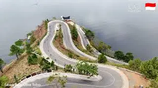 Cycling at Sibea Bea, Lake Toba, Indonesia