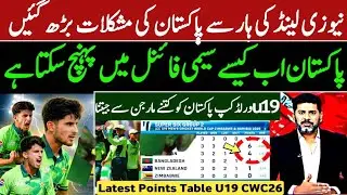 How Can Pakistan Qualify For U19 World Cup Semi Final After england beat new zealand| Last chance|