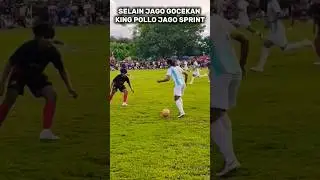 KING POLLO JAGO SPRINT #kingpolo #football #tarkam #shorts #fyp #fypp #viral #video #sepakbola #cr7