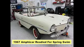 Амфикар 1967 года, созданный для суши и воды.