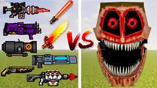 what pixel gun 3d minecraft TACz gun can defeat mimicer and other scary mutant bosses in a row
