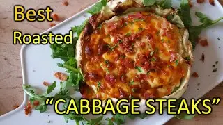 BEST ROASTED CABBAGE STEAKS + OVEN ROASTED + SIMPLE + FAST AND DELICIOUS #Roasting Vegetables