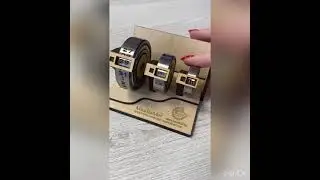 Вечный календарь на подшипниках с визитницей и вашим лого