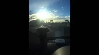 Time lapse of my 7 minute 55 second daily commute