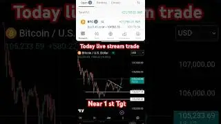 Bitcoin live stream trade today #shorts #shortsfeed #ytshorts #bitcoin #crypto #cryptocurrency