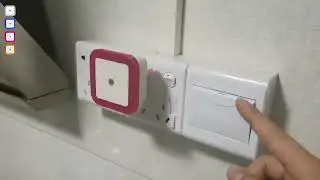 Sem fio LED Night Light Sensor, Mini Plug EU, EUA, Luzes para Sala de