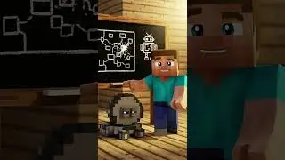Как Робот-Пылесос Видит Стены? | Майнкрафт Анимация #minecraft #майнкрафтвыживание #анимация