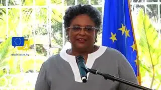Powerful Welcome: Mia Mottley Greet&rsquo;s European Commission President Ursula von der Leyen in Barbados