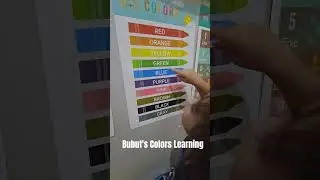 Bubut's first colors learning #countingtoddler #toddlers #colorslearning #toddlercoloring #short