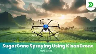 Kisan Drone | 10 litres agriculture drone | Automatic Drone | #kisandrone #sugarcane #dgca