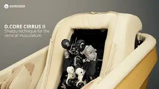 Shiatsu technique for cervical muscles on CIRRUS II Japanese massage chair