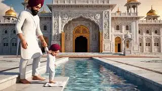visiting the gurdwara | sikh traditions | ik onkar | meditation for babies | sleep meditation child