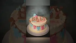 #baby #boyorgirl #boyorgirlbaby #torten #cakedecorating #motivtorte #buttercream #erdbeer