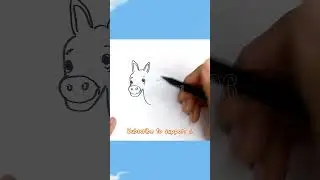How to Draw a Donkey| Easy Drawing Tutorial for Kids | Drawing Eazy