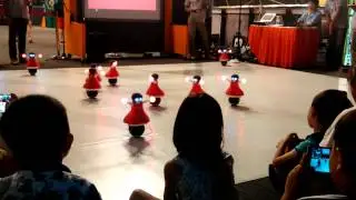 Murata Dancing Cheerleader Robots at Penang Tech Dome