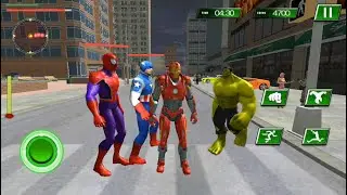 Iron Hero Superhero Revenge God Immortal Battle | Superheroes City Rescue Fight - Android GamePlay