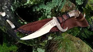 Custom Deer antler Knife