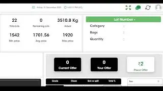 eCARDAMOM LIVE CARDAMOM TRADING 15/Dec/2023