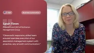 Sarah Timm, CEO of Parthenon. Feedback about Cleveroad's IT staff augmentation services