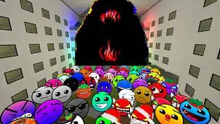 I Destroyed Too Much Angry Munci Nextbots & Lobotomy Dash Nextbots in Liminal Hotel | Garry's Mod