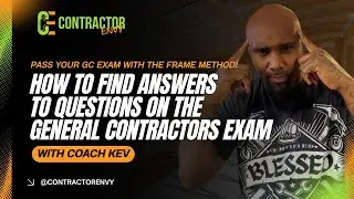 How to Break Down Questions for the General Contractors License Exam #generalcontractor
