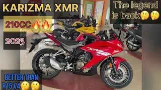 HERO KARIZMA XMR 2023 || 210CC || ALL COLOURS || FULL REVIEW || ON ROAD PRICE || NEW UPDATES #hero