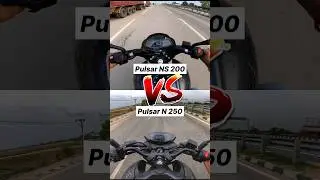 Pulsar NS 200 vs Pulsar N250 🔥 Gear Challenge #shorts #ns200
