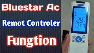 Blue star Ac Remote !blue star ac Remort operation !jahirTechnical