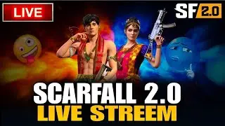 LIVE SCARFALL 2.0| AGGRESSIVE GAMEPLAY WITH TEAM DAC #scarfall #scarfall2live #livestream #live