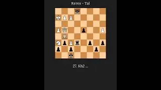 📌 Paul Keres vs Mikhail Tal #Keres #Tal #SicilianDefense #B42 #ChessHistory #ChessPulse #Chess
