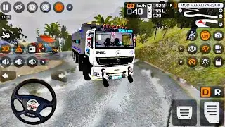 Indian Tipper Truck Driving In Offroad | Indian Truck Mod For Bus Simulator Indonesia | Bussid 2026