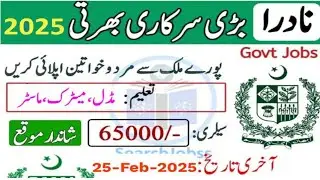 NADRA Jobs 2025 for Male & Female Candidates Across Pakistan