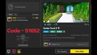 BGMI hardest Puzzle Game solution || Code 51052 ||  ⁨@theranjanyt⁩