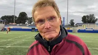 Monterey Peninsula football coach Mike Rasmussen