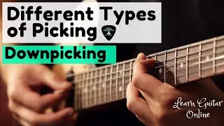 1. Downpicking | Different Types of Picking | Guitar Tutorial | WeGotGuru | Learn Guitar Online