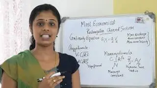 Most Efficient Rectangular Channel section | Fluid mechanics