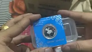 5 Gram of Dancing Ballerina Silver coin by Ananth Jewels. Unboxing and Review!