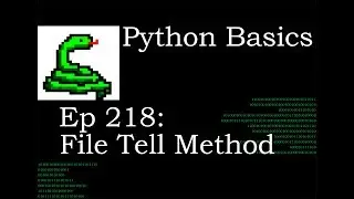 Python Basics File Tell Method