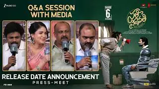 Sathi Leelavathi Movie Team Q&A Session With Media at Release Date Announcement Press-Meet | YouWe..