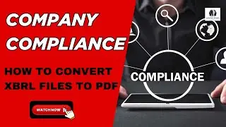 XBRL files को  pdf में  कैसे  convert करे ? | readable form | easy steps |#mcafee #filling #company