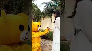 propose 😘cute girl teddy bear 🐻#vairal #cute #teddy #propose_status #shorts
